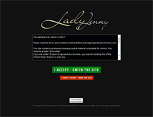 Tablet Screenshot of lady-jenny.com